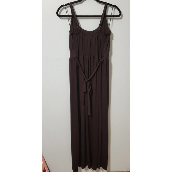 New Directions Black Maxi Dress with built-in lined bra. Petite Large. - Picture 5 of 11